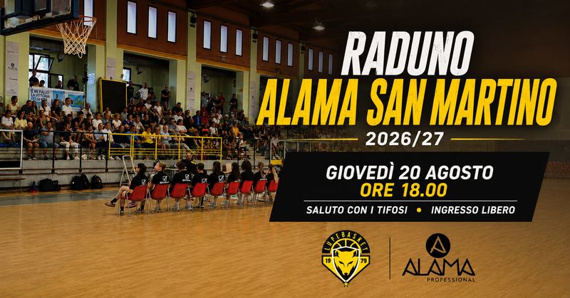 Giovedì inizia la stagione dell'Alama: alle 18 il raduno a porte aperte delle Lupe, col saluto ai tifosi