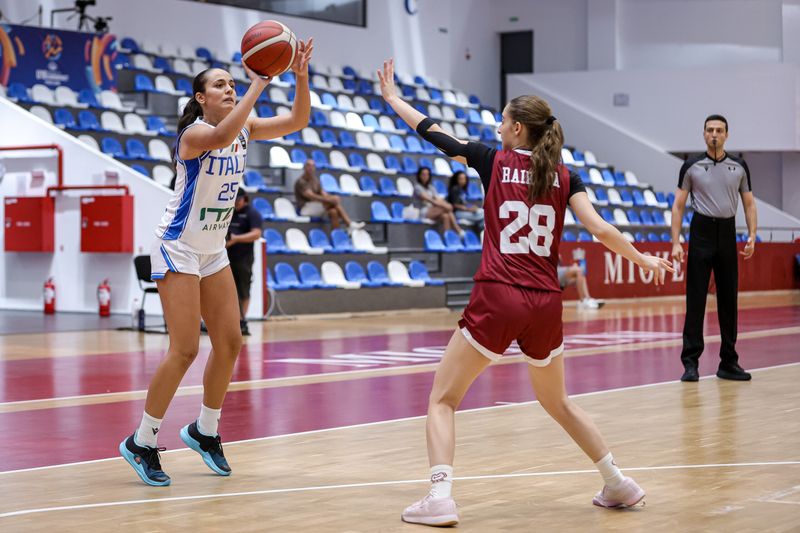 Europeo U16 Femminile, Italia-Bulgaria 72-48. Azzurre domani con la vincente di Israele-Romania